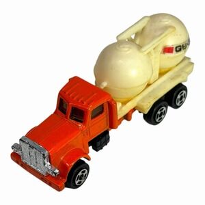 1983 JRI Road Machines Peterbuilt Orange GS-36 Chemical Gas Tanker Truck #36458